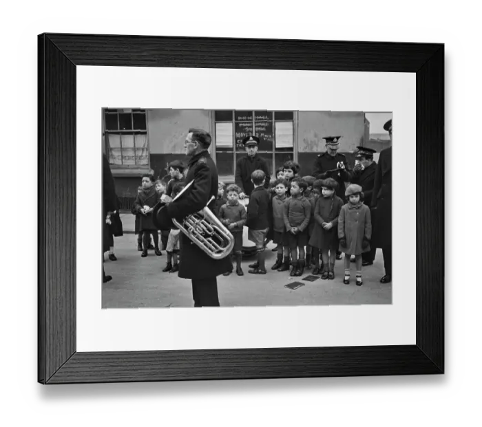 Framed Print : Salvation Army Band Framed Print : Salvation Army Band