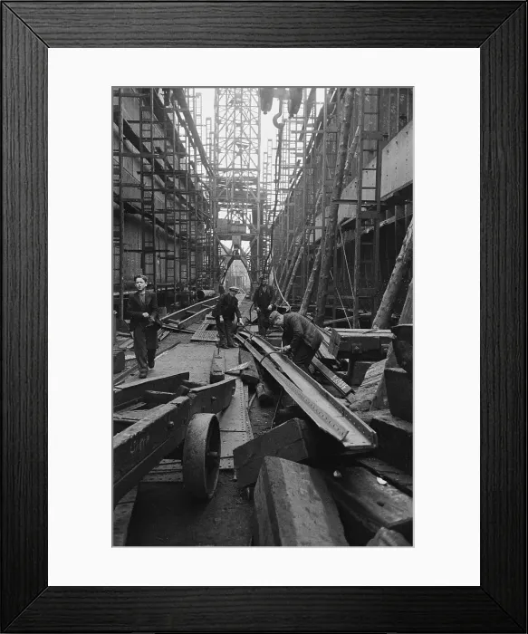 Framed Print : Glaswegian Shipbuilders Framed Print : Glaswegian Shipbuilders