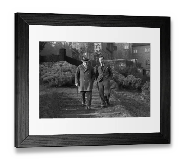 Framed Print : Churchill And Lorant Framed Print : Churchill And Lorant