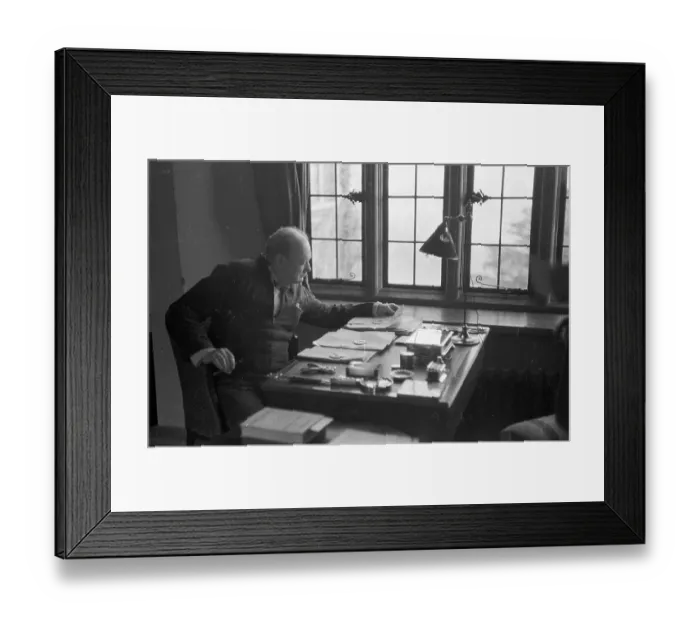 Framed Print : Churchill's Desk Framed Print : Churchill's Desk