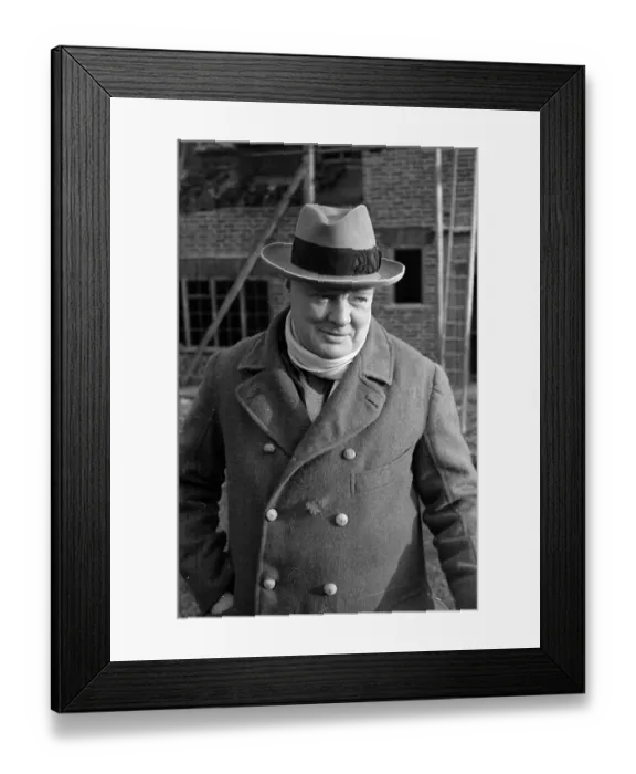 Framed Print : Winston Churchill Framed Print : Winston Churchill