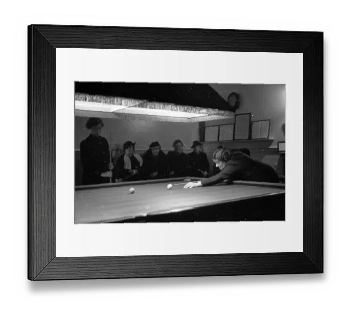 Framed Print : Billiards Match Framed Print : Billiards Match