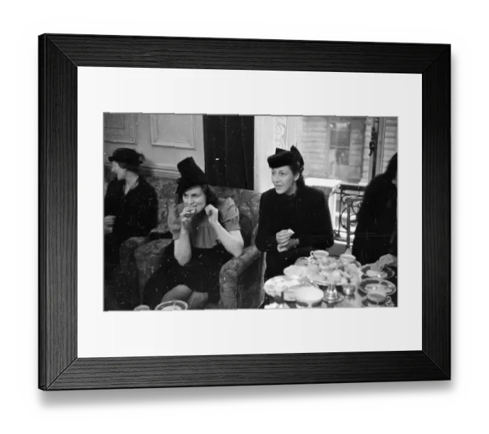 Framed Print : Amy Takes Tea Framed Print : Amy Takes Tea