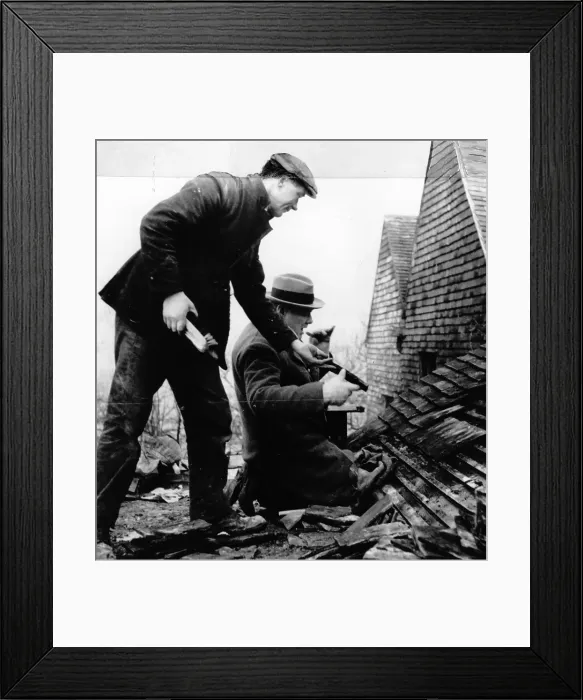 Framed Print : Churchill Repairing Framed Print : Churchill Repairing