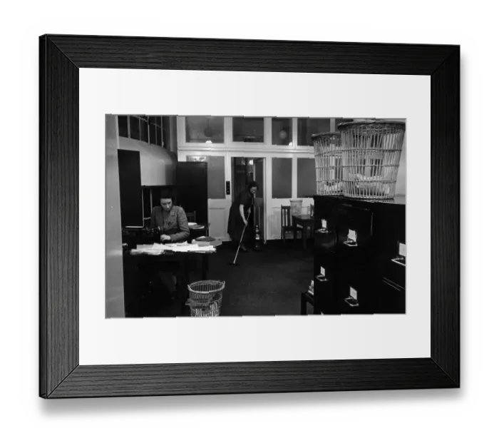 Framed Print : Office Work