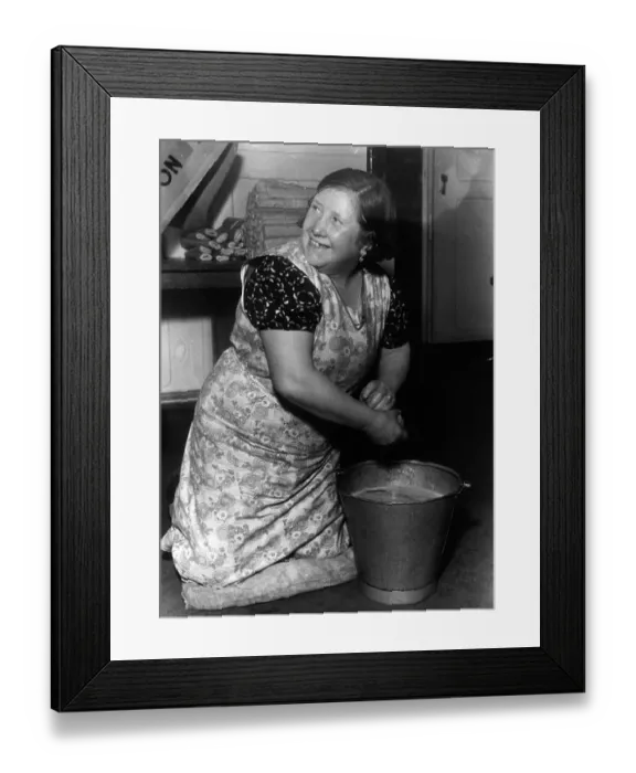 Framed Print : Preparing To Clean Framed Print : Preparing To Clean