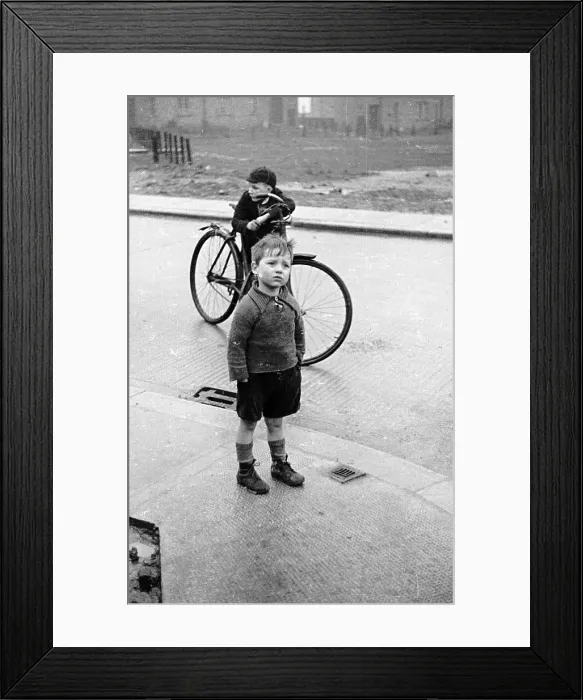 Framed Print : Street Boy