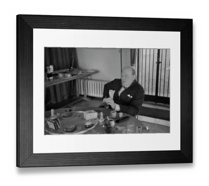 Framed Print : Churchill At Chartwell Framed Print : Churchill At Chartwell