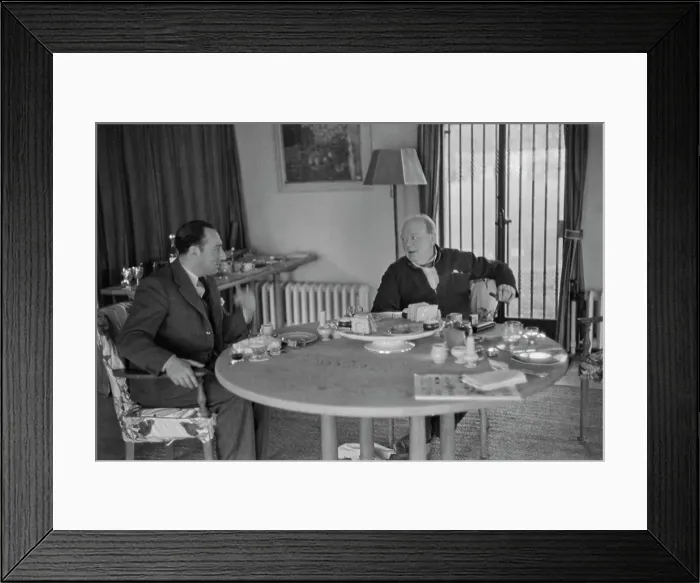 Framed Print : Churchill And Lorant Framed Print : Churchill And Lorant