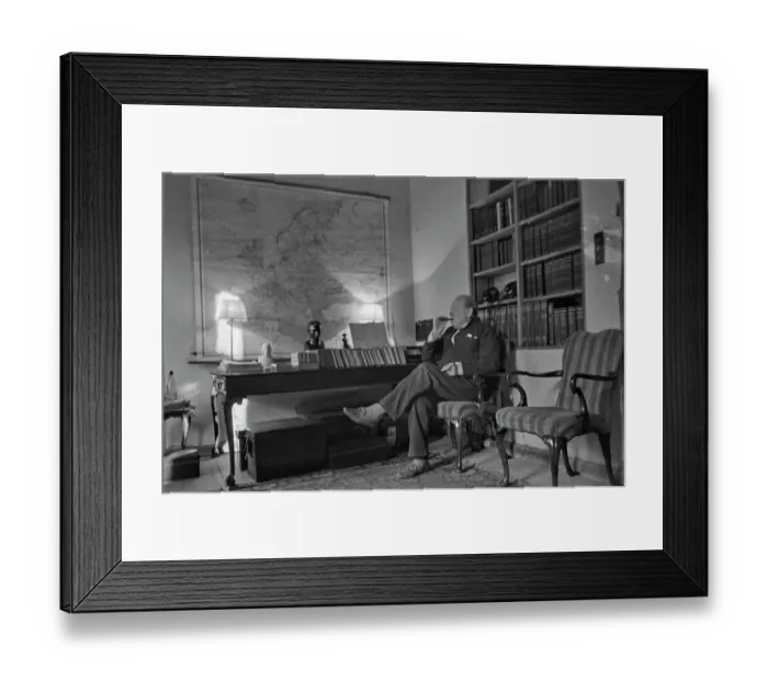 Framed Print : Churchill At Chartwell Framed Print : Churchill At Chartwell