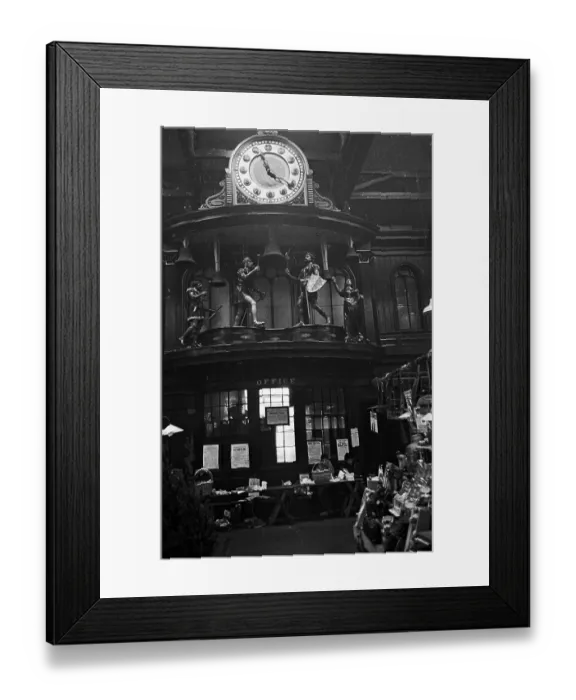 Framed Print : Market Hall Clock