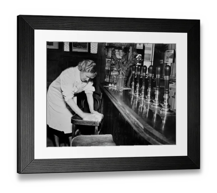 Framed Print : Morning Chores At The Crooked Billet Framed Print : Morning Chores At The Crooked Billet