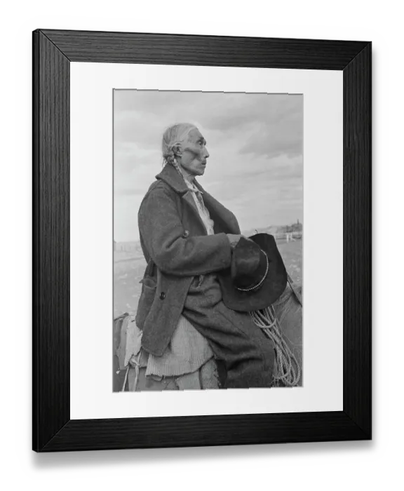 Framed Print : Native American Of the Enoch Cree Nation Framed Print : Native American Of the Enoch Cree Nation