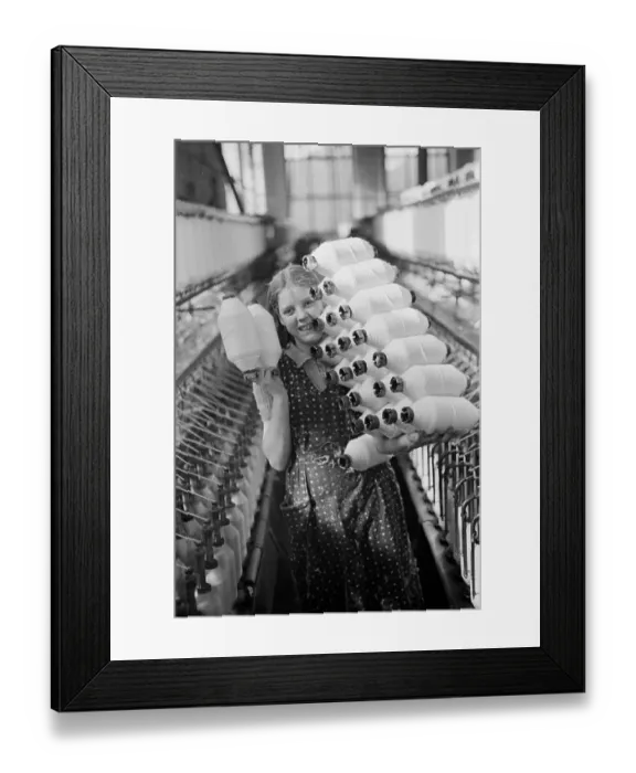 Framed Print : Wigan Factory Girl Framed Print : Wigan Factory Girl