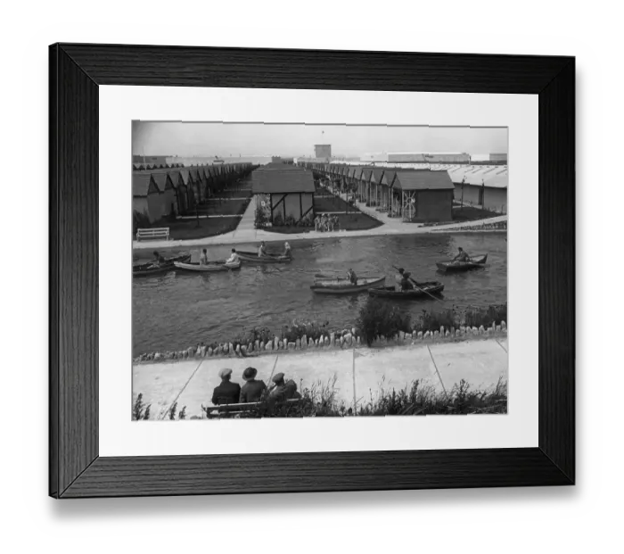 Framed Print : Butlins Pond Framed Print : Butlins Pond