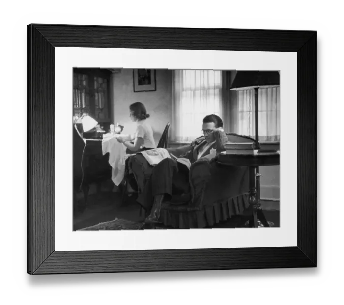 Framed Print : New Yorkers At Home Framed Print : New Yorkers At Home