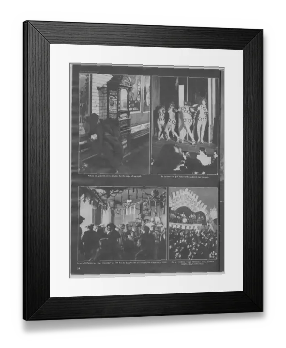 Framed Print : Paris By Night