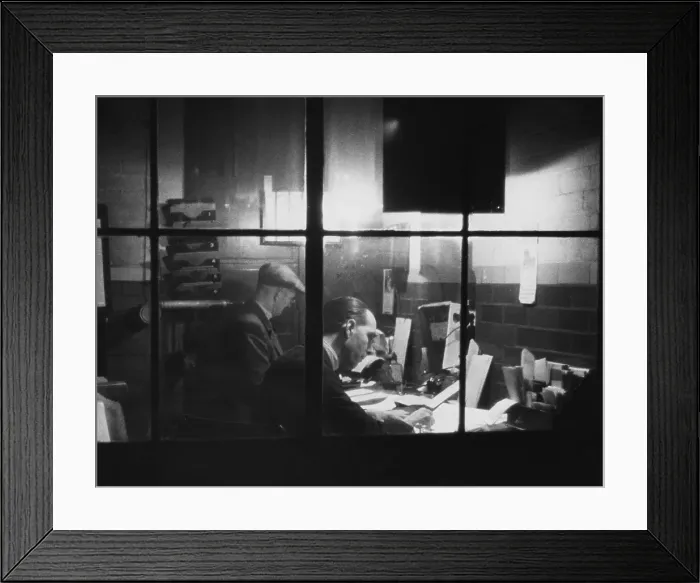 Framed Print : Garage Foreman