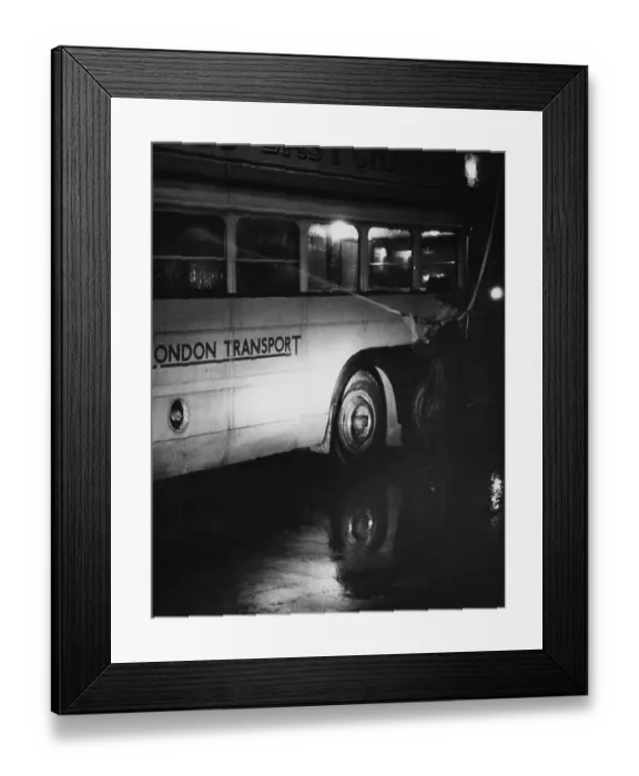 Framed Print : Bus Cleaning Framed Print : Bus Cleaning