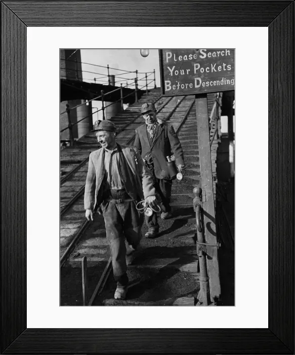 Framed Print : Coalminers Framed Print : Coalminers