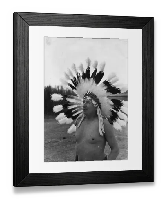 Framed Print : Canadian Indian Framed Print : Canadian Indian