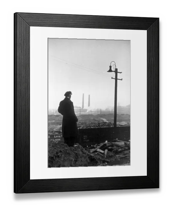 Framed Print : Unemployed Man Framed Print : Unemployed Man