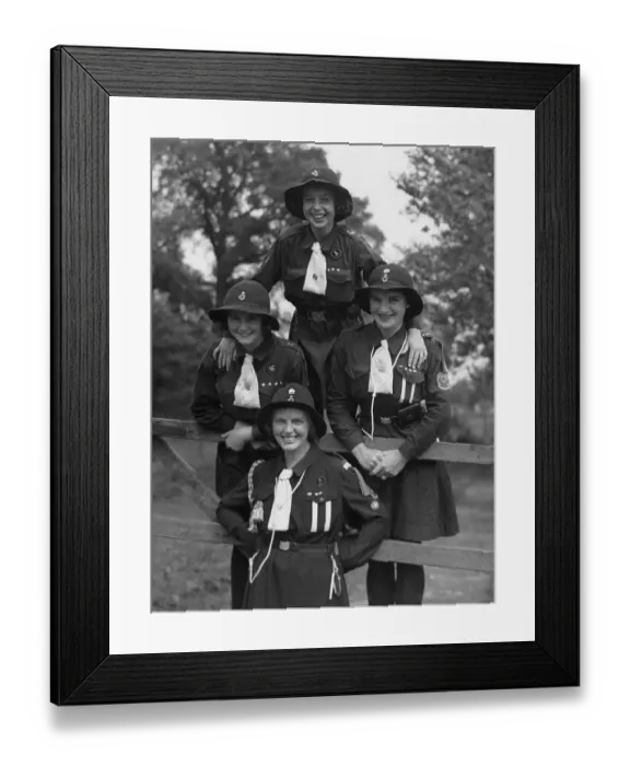 Framed Print : Girl Guides Framed Print : Girl Guides