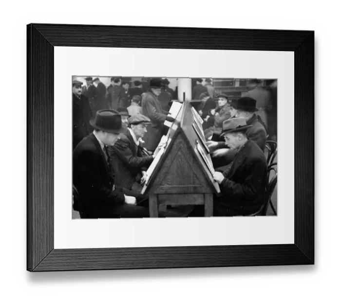 Framed Print : Labour Exchange Framed Print : Labour Exchange