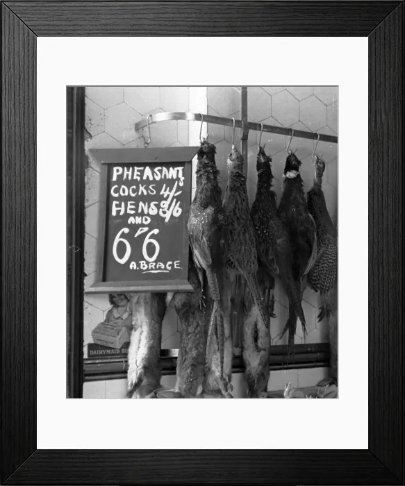 Framed Print : Poultry Shop Framed Print : Poultry Shop