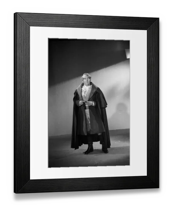 Framed Print : Laughton Cloaked Framed Print : Laughton Cloaked