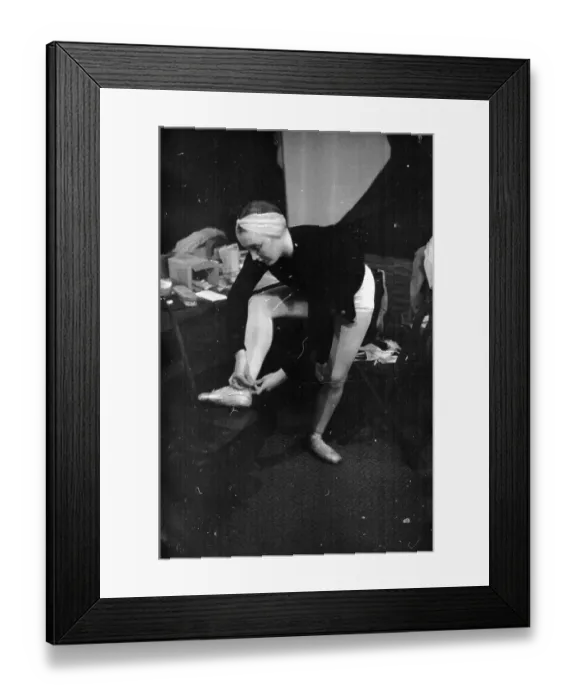 Framed Print : Backstage Ballerina Framed Print : Backstage Ballerina
