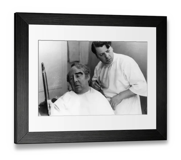 Framed Print : Wig Fitting Framed Print : Wig Fitting