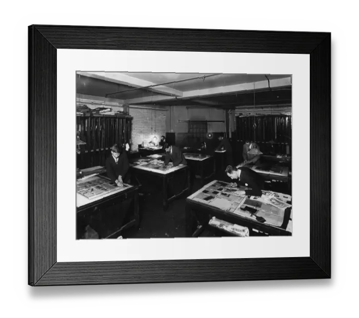 Framed Print : Printing Works Framed Print : Printing Works