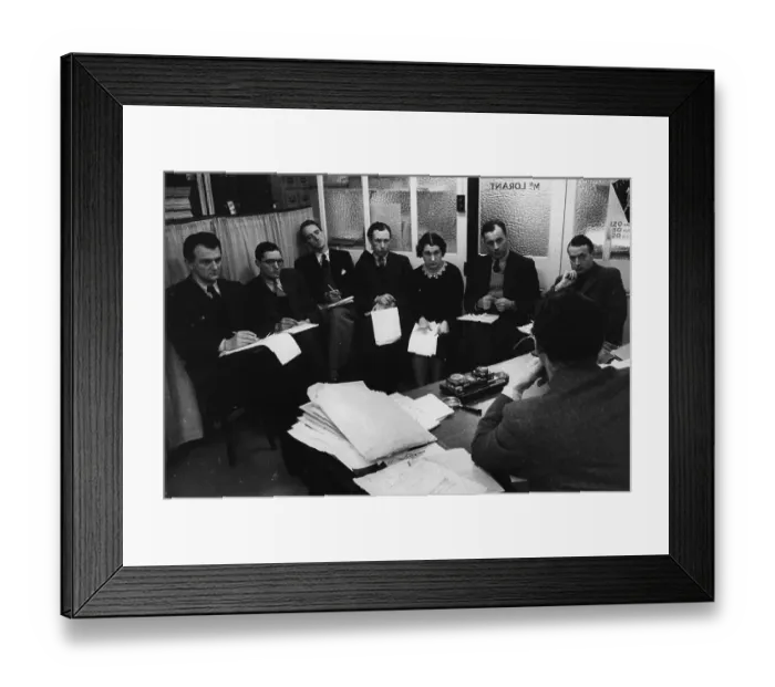 Framed Print : Staff Meeting Framed Print : Staff Meeting