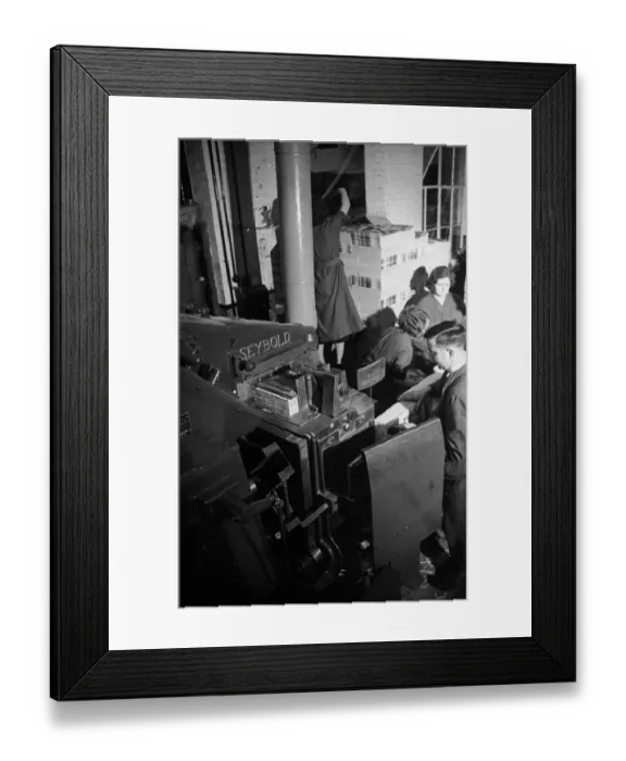 Framed Print : Printing Press Framed Print : Printing Press