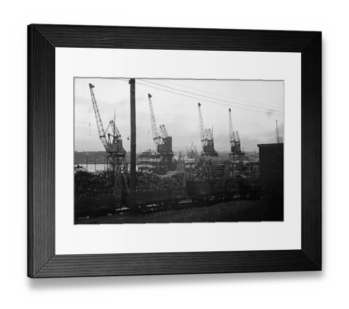Framed Print : Tyneside Dock Framed Print : Tyneside Dock