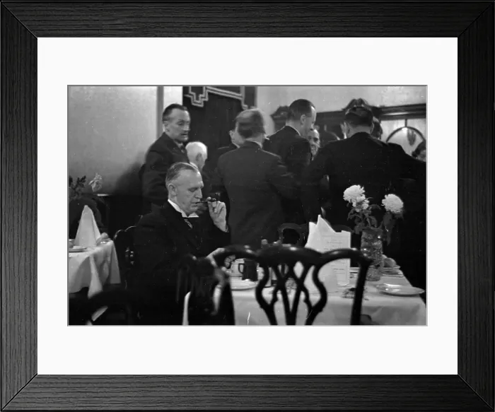 Framed Print : Business Luncheon