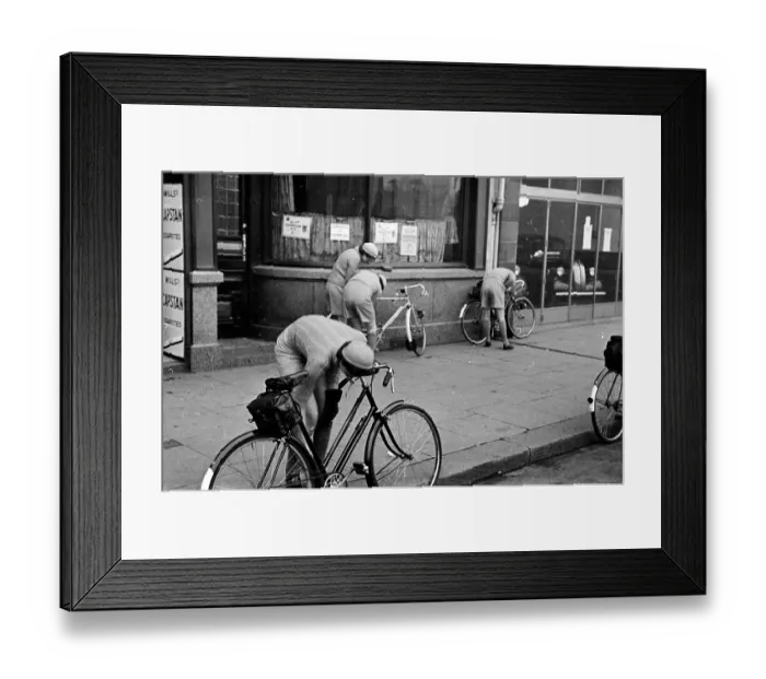 Framed Print : Sunday Cyclists Framed Print : Sunday Cyclists