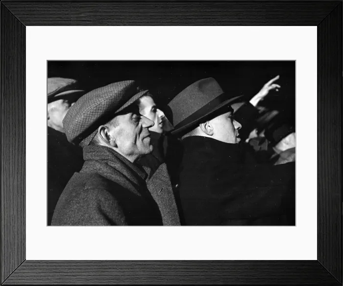Framed Print : Football Spectators Framed Print : Football Spectators