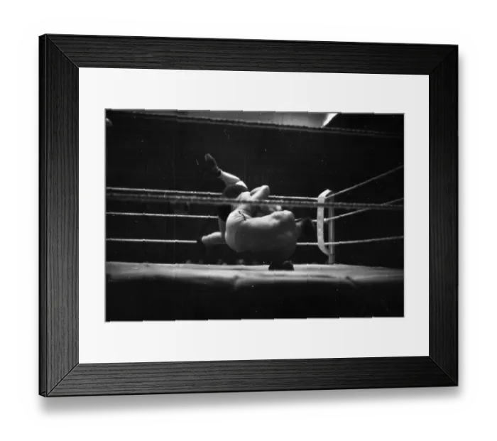 Framed Print : Wrestling Match