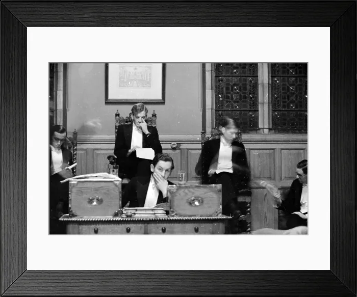 Framed Print : Oxford Union Officers Framed Print : Oxford Union Officers