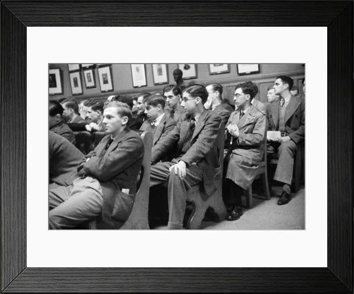 Framed Print : Listening To Debate Framed Print : Listening To Debate