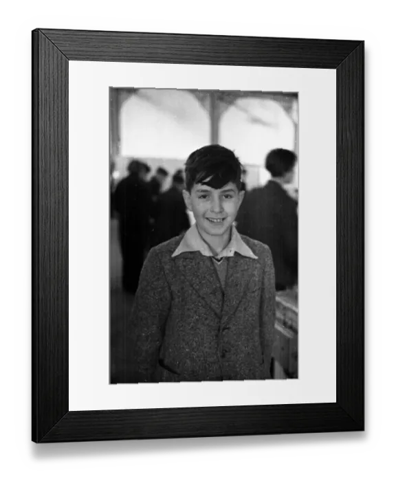 Framed Print : Young Refugee