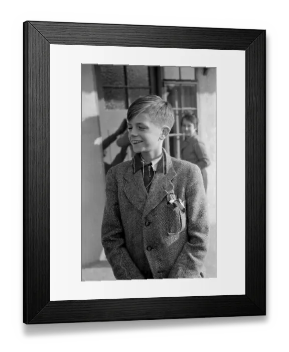 Framed Print : Refugee Smiling Framed Print : Refugee Smiling