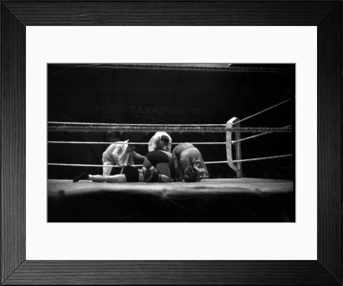 Framed Print : Referee Intervenes Framed Print : Referee Intervenes