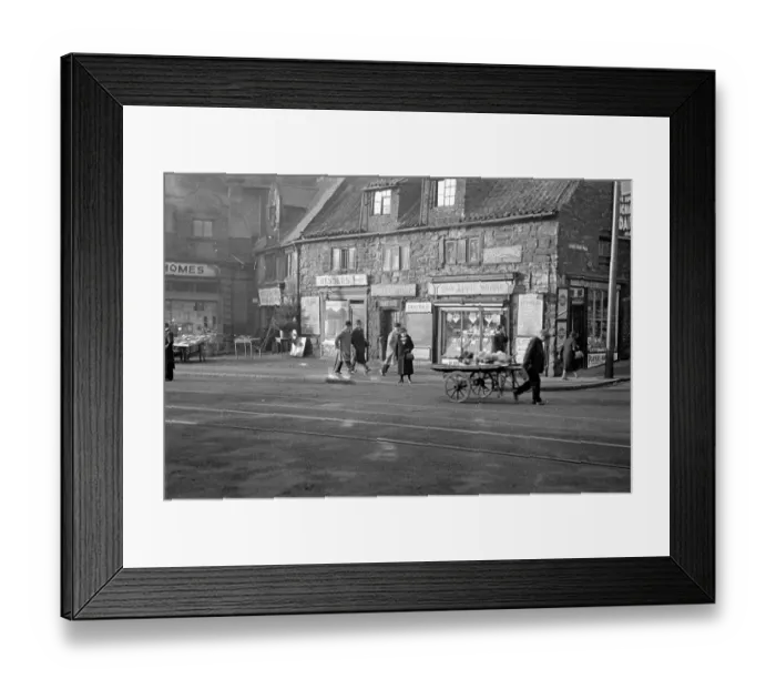 Framed Print : Tyneside Shops