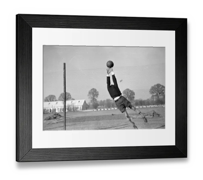 Framed Print : Playing In Goal Framed Print : Playing In Goal