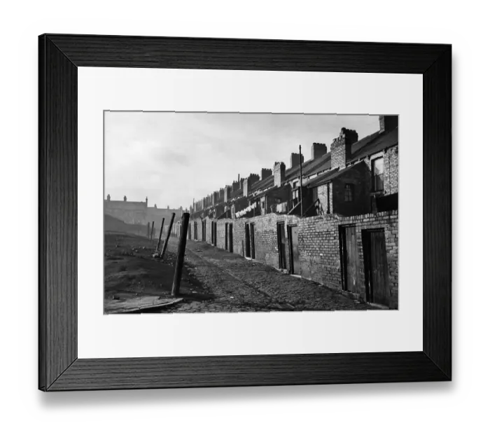 Framed Print : Tyneside Terrace Framed Print : Tyneside Terrace