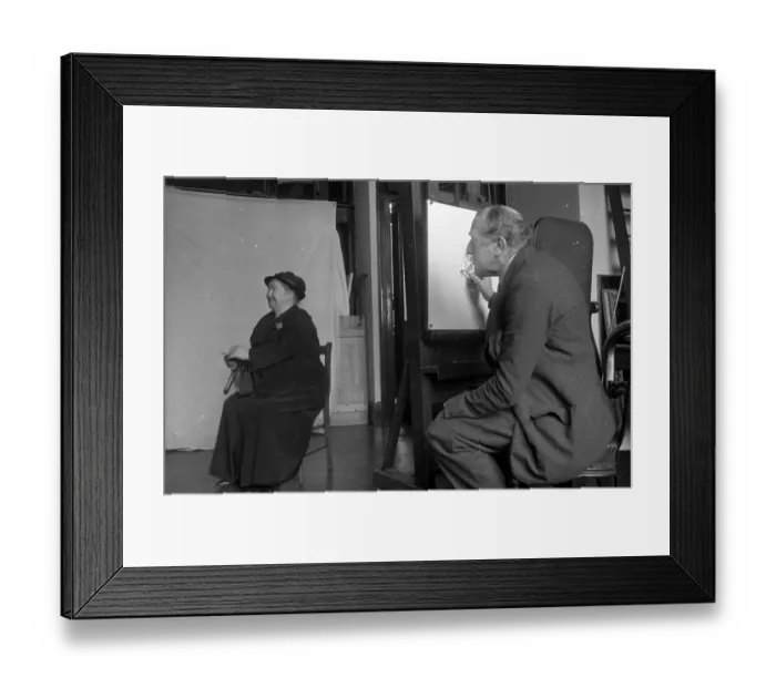 Framed Print : Sketching A Model Framed Print : Sketching A Model