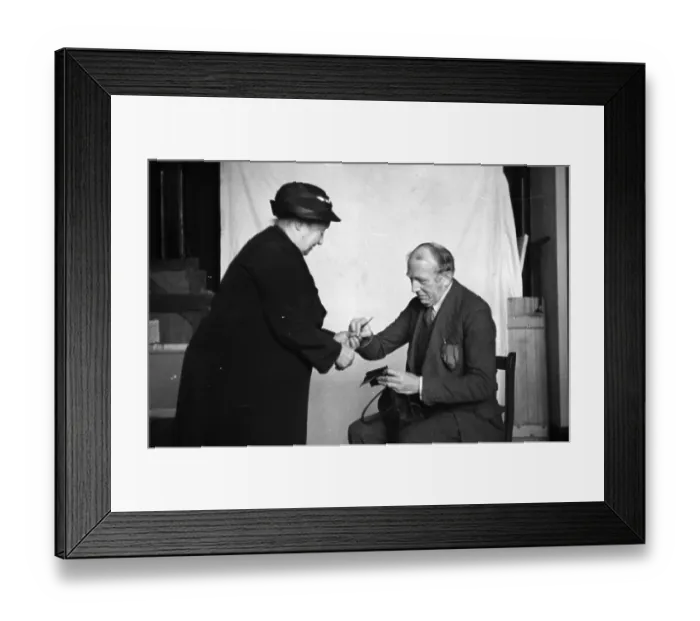 Framed Print : Paying The Model Framed Print : Paying The Model